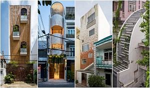 خانه های تونلی :  بازآفرینی نمای 15 پروژه باریک ویتنامی